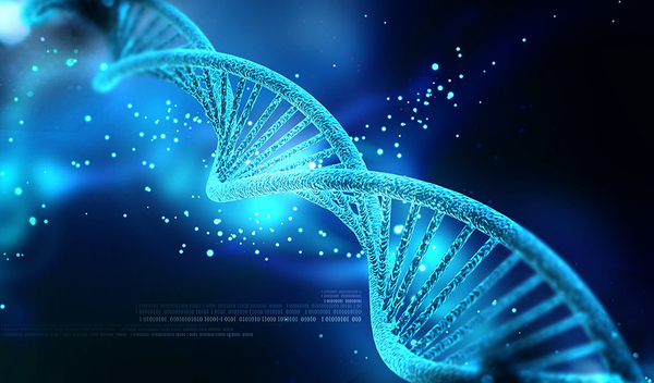 Digital illustration DNA structure in colour background ; Shutterstock ID 150725585; PO: 100 47953; Job: Shutterstock; Other: Public Affairs